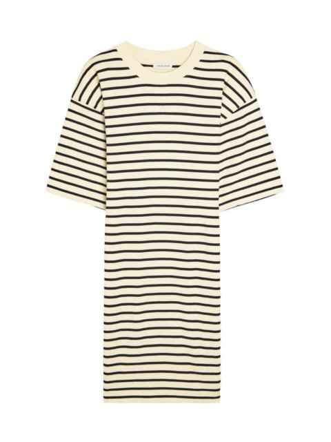 ANINE BING Anine Bing Mona Striped Cotton-blend Mini Dress