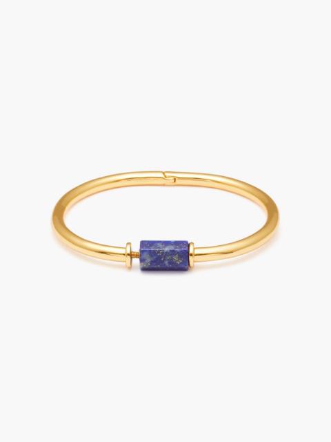 Zimmermann Gold-tone lapis lazuli bangle