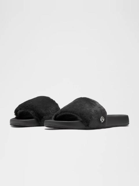 lululemon Women's Restfeel Faux Fur Slide