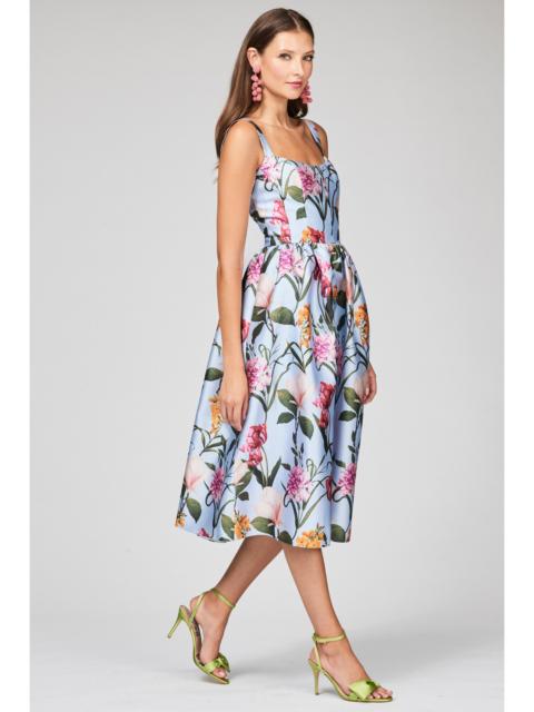 SACHIN & BABI OLENA DRESS - GLACIAL BLUE BLOSSOMS