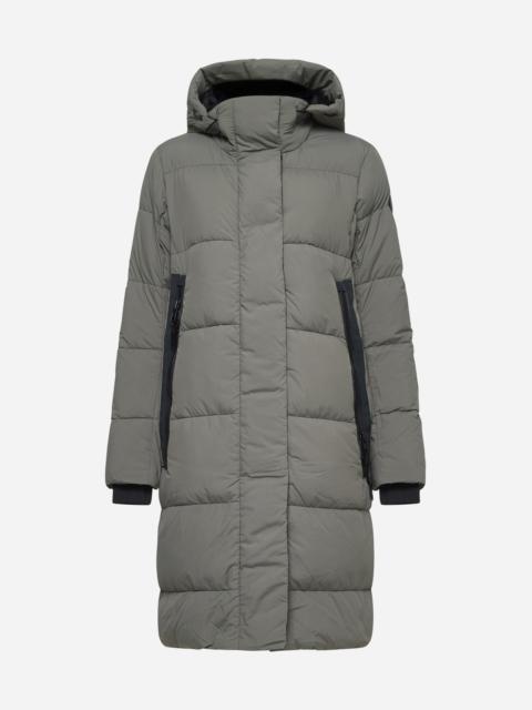 Byward quilted nylon down parka