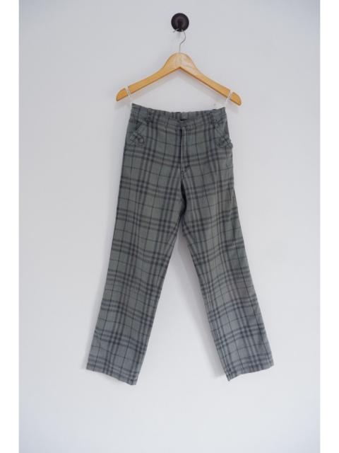 Burberry Vintage Burberry Green Nova Check Pants