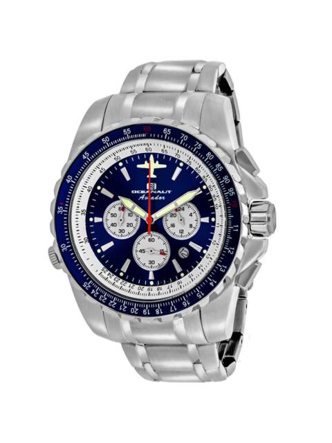 Other Designers Oceanaut Aviador Pilot Chronograph Quartz Blue Dial Men's Watch OC0113