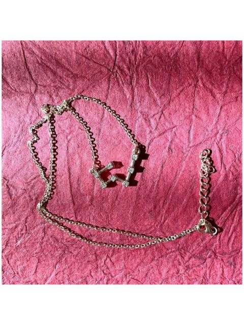 Unbranded - Gold Plated Necklace Taurus Zodiac Sign Constellation Cubic Zirconia