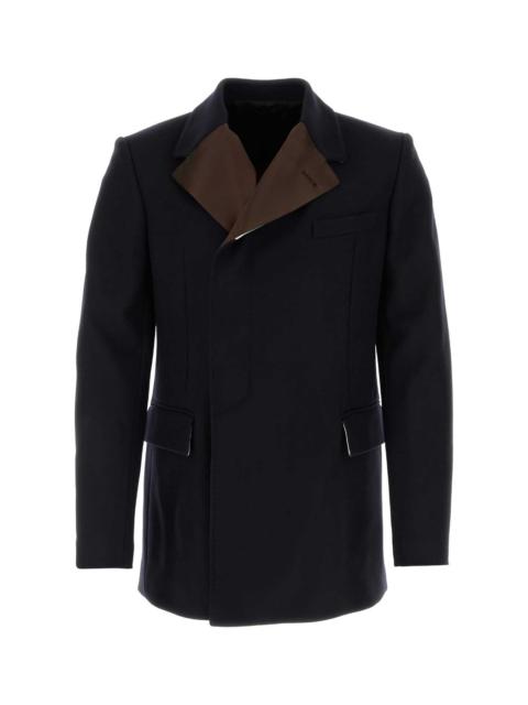 WALES BONNER Wales Bonner Men Midnight Blue Wool Blend Blazer
