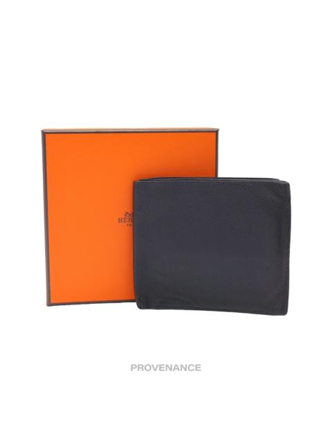 Hermès Hermes 10CC Bifold Wallet - Black Chevre Leather