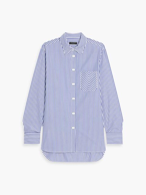 rag & bone Maxine striped cotton-poplin shirt