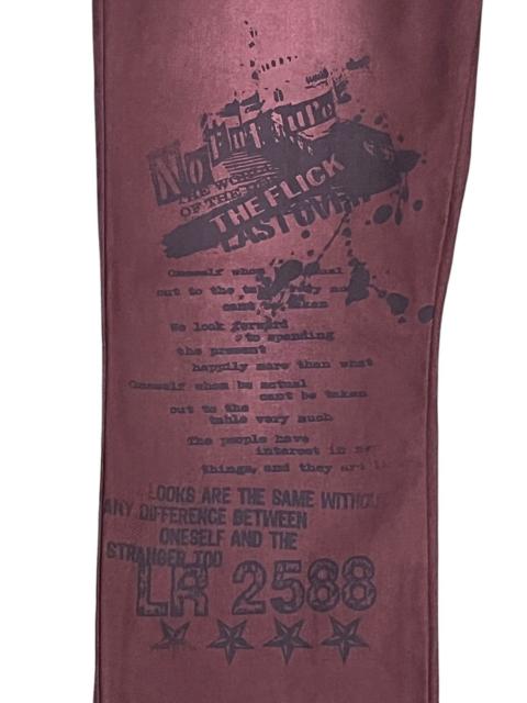 Other Designers Japanese Brand - 🔥Vintage SEMANTIC DESIGN Punk Bondage Zipper Poem Pants