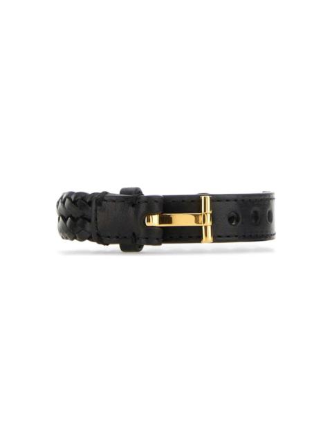 TOM FORD T-lock Leather Bracelet