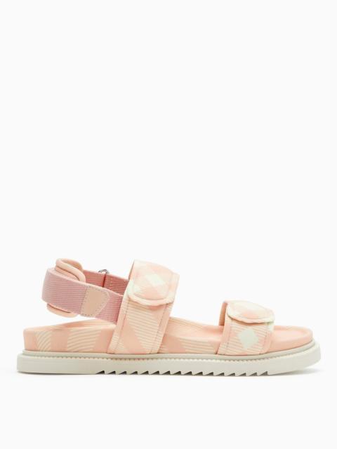 Petal pink sandal Vintage Check