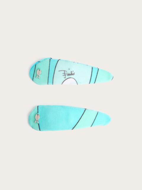 PUCCI SET OF HAIR CLIPS