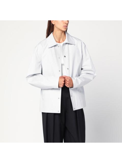 Jil Sander Jil Sander Light Grey Cotton Taffeta Jacket With Logo Women