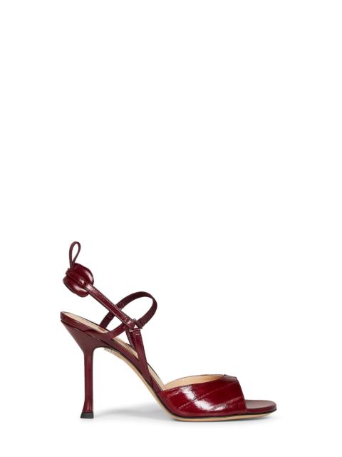 FENDI Fendi Women Burgundy Very Colibrì Sandals
