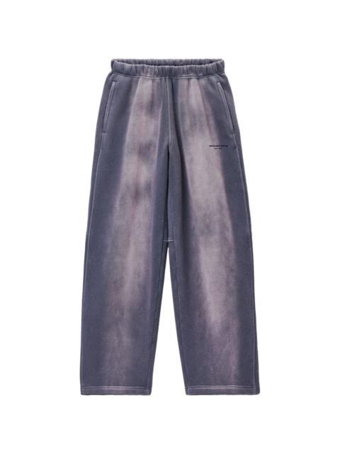 space-print track pants