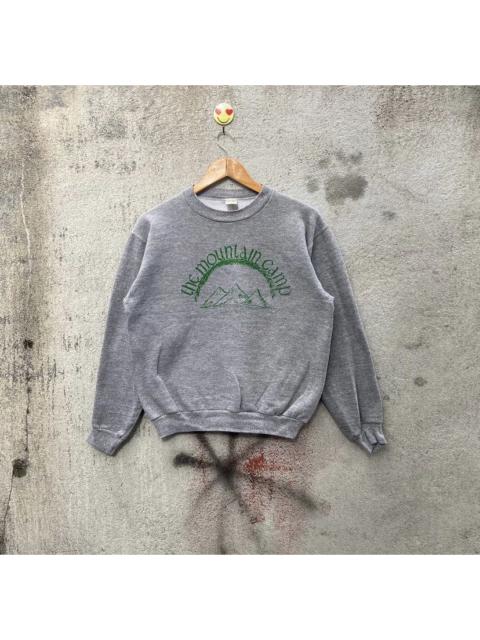Other Designers Vintage 80s the mountain camp sweatshirt rayon pullover