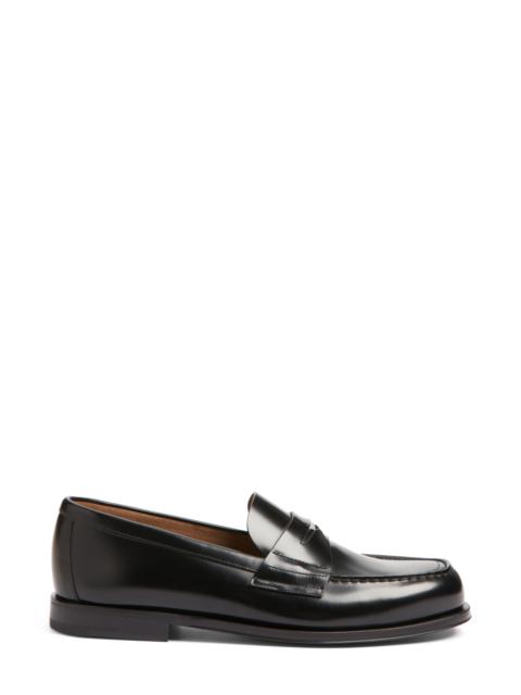 Prada Prada Logo Penny Loafer in Nero at Nordstrom