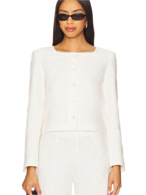 CELINE saharienne jacket in diagonal cashmere | REVERSIBLE