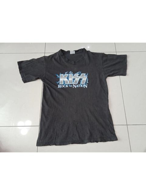 Vintage Kiss Australia Tour 2004 T-Shirt Band Thrashed