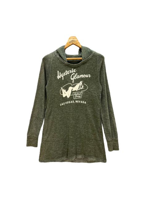HYSTERIC GLAMOUR COCKTAIL LOUGE LONG HOODIES #8918-038