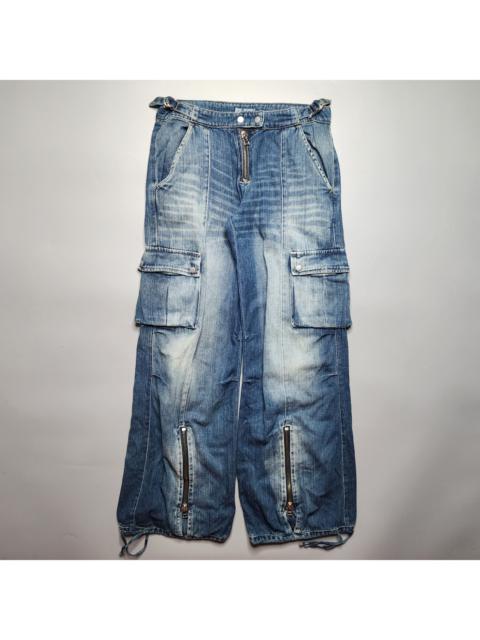Other Designers Vintage - Y2K Baggy 3D Pocket Cargo Jeans