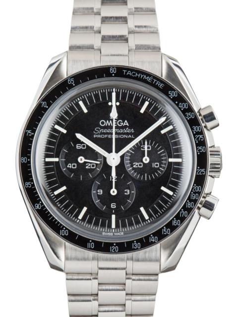 OMEGA Pre-Owned Omega Speedmaster Moonwatch Black Dial Stainless Steel