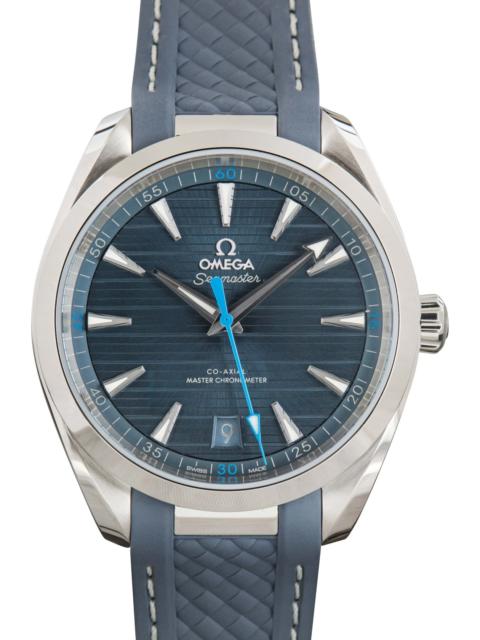 OMEGA Omega Seamaster Steel Aqua Terra 150M Teak Blue Dial