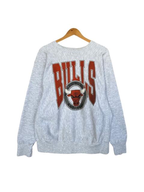 Other Designers NBA - Vintage 90s Reverse Wave Chicago Bulls Sweatshirt Large