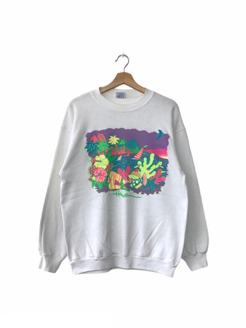 Other Designers Vintage - Vintage Hawaii White Crewneck Sweatshirt