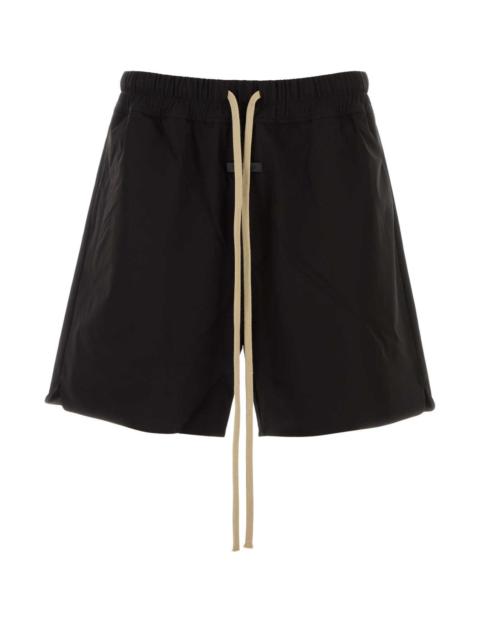 Fear of God Fear Of God Men Black Stretch Nylon Blend Bermuda Shorts