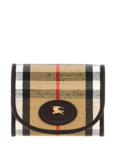 Burberry Printed canvas wallet