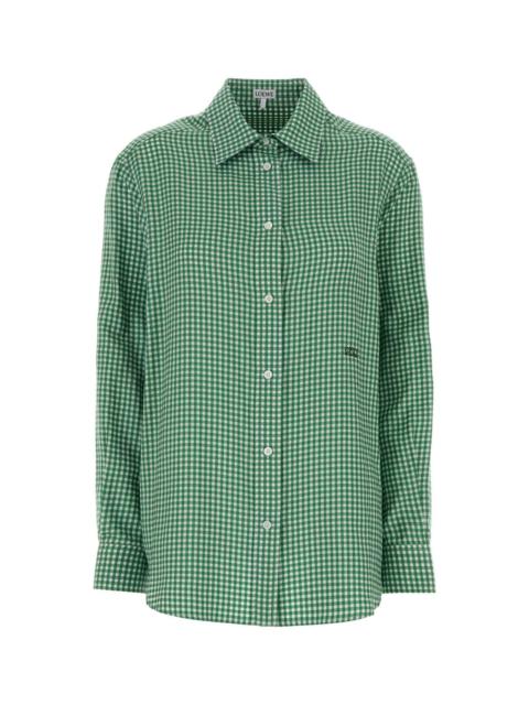 Loewe Loewe Women Embroidered Twill Shirt