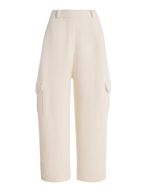 LISA YANG Azaria Cashmere Barrel Pants ivory