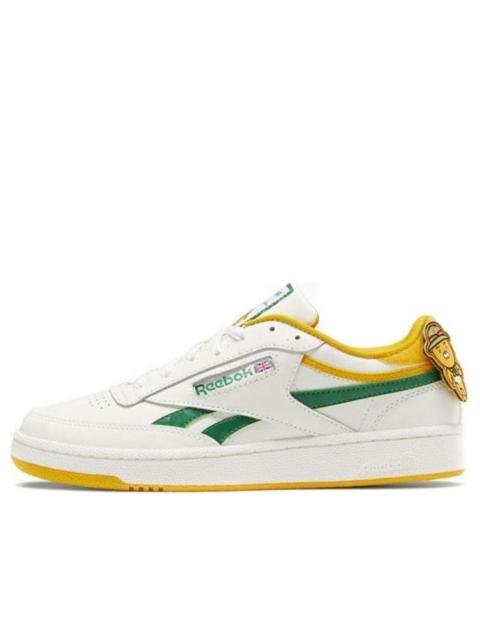 Reebok Kakao x Reebok Club C Cozy Wear-Resistant Skate Shoes White Green Unisex 'White Green' GV8583