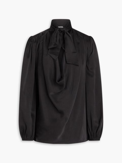 Zimmermann Pussy-bow silk blouse