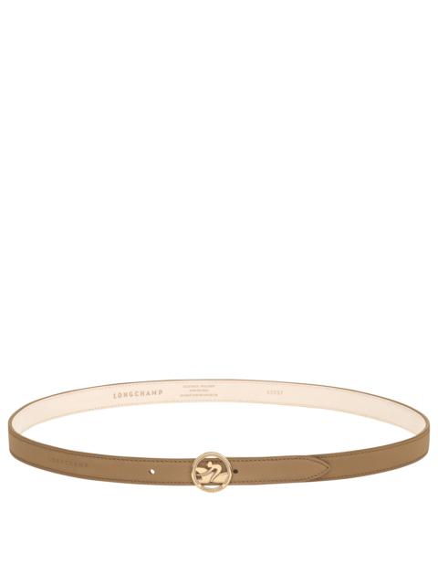 Longchamp Archive Ladies' belt Desert - Leather