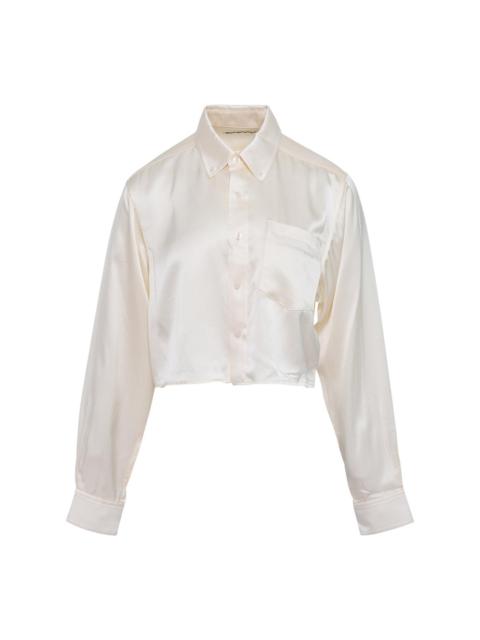 Alexander Wang Cropped Boyfriend Shirt