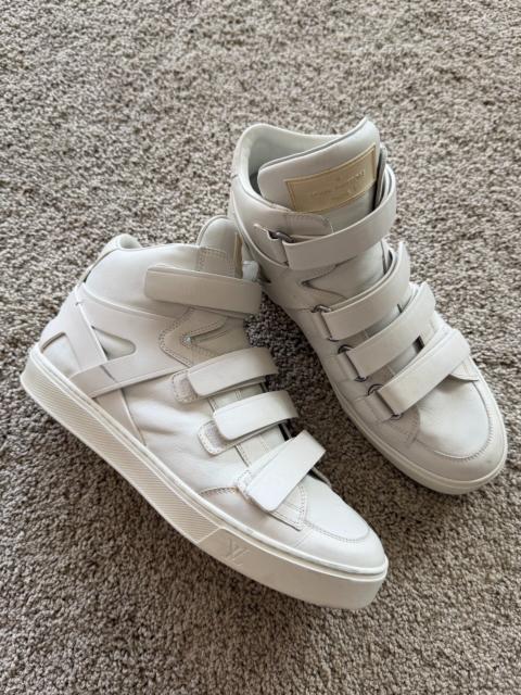 Louis Vuitton Louis Vuitton FW15 Snakeskin Leather High Top Sneakers