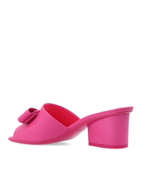 FERRAGAMO Salvatore Ferragamo Ladies Hot Pink Leather Viva 55 Sandals