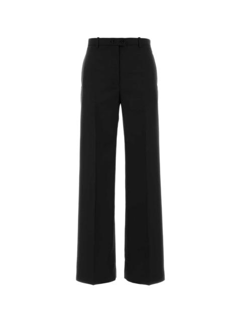 Jil Sander Jil Sander Women Black Wool Blend Pant