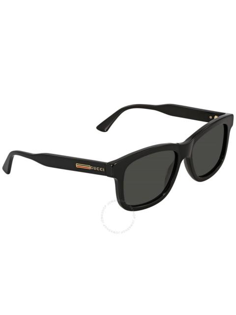 GUCCI Gucci Grey Square Men's Sunglasses GG0824S 005 55