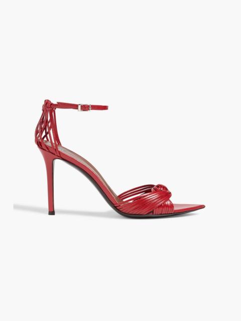 Giuseppe Zanotti Intriigo Knot 90 leather sandals
