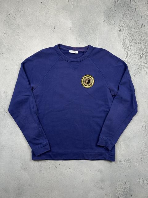VERSACE Vintage Versace Blue Purple Sweatshirt Medusa Logo Crewneck