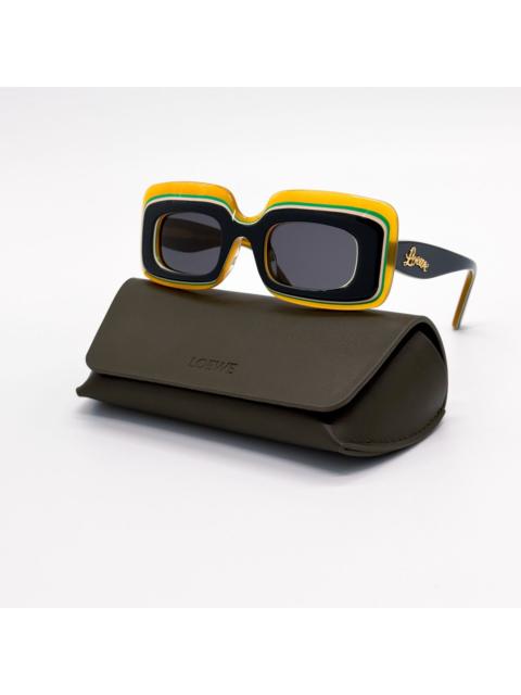 Loewe New Loewe LW40139U 20A Black Yellow Unisex Sunglasses