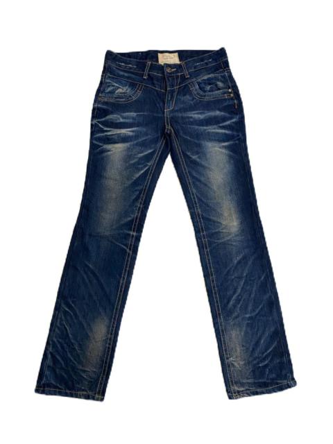 Junya Watanabe MAN STRAIGHT CUT DENIM JAPANESE BRAND LOLITA JEANS ZIPPER POCKET