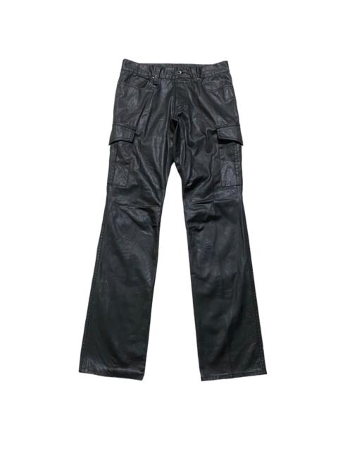 Other Designers 5351 Pour Les Hommes Black Waxed Cargo Pants