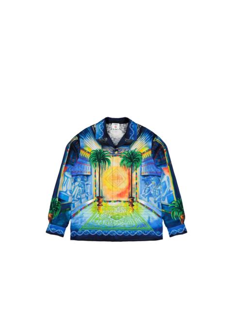 CASABLANCA Casablanca Blue Shirts Men