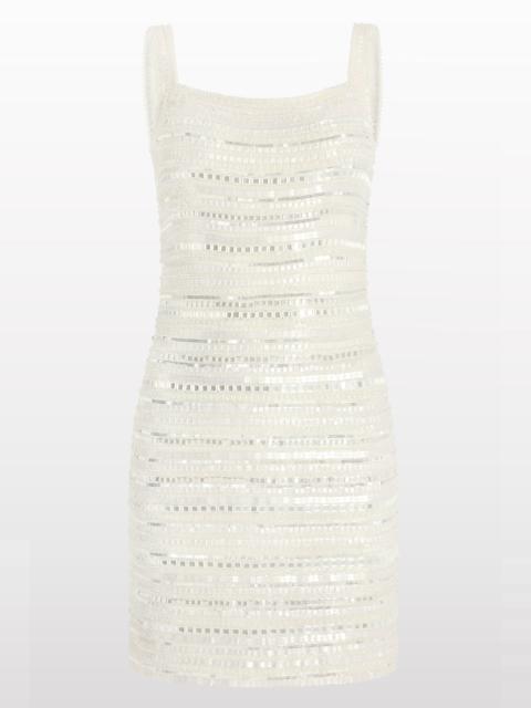JENNY PACKHAM Jenny Packham Gigi Beaded Mini Dress in Ivory at Nordstrom