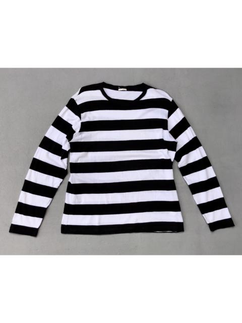 Other Designers Japanese Brand - GU Prisoners Stripes Kurt Cobain Style Long Sleeve Tshirt