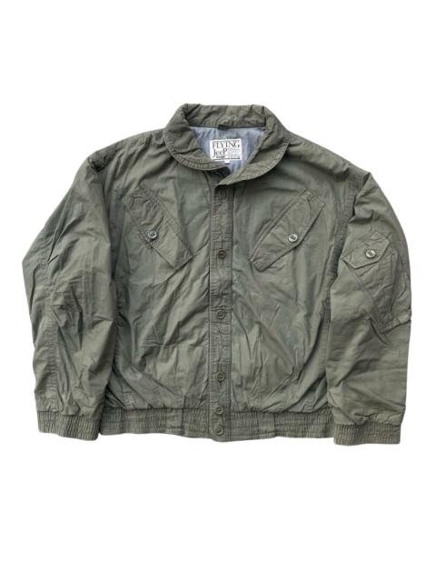 Other Designers Vintage - Wrangler Flying Jeep Bomber Jacket Army Green 4 Pocket