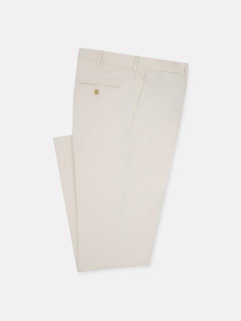 J. PRESS MADE-IN-USA NATURAL WASHED TWILL CHINO PANT